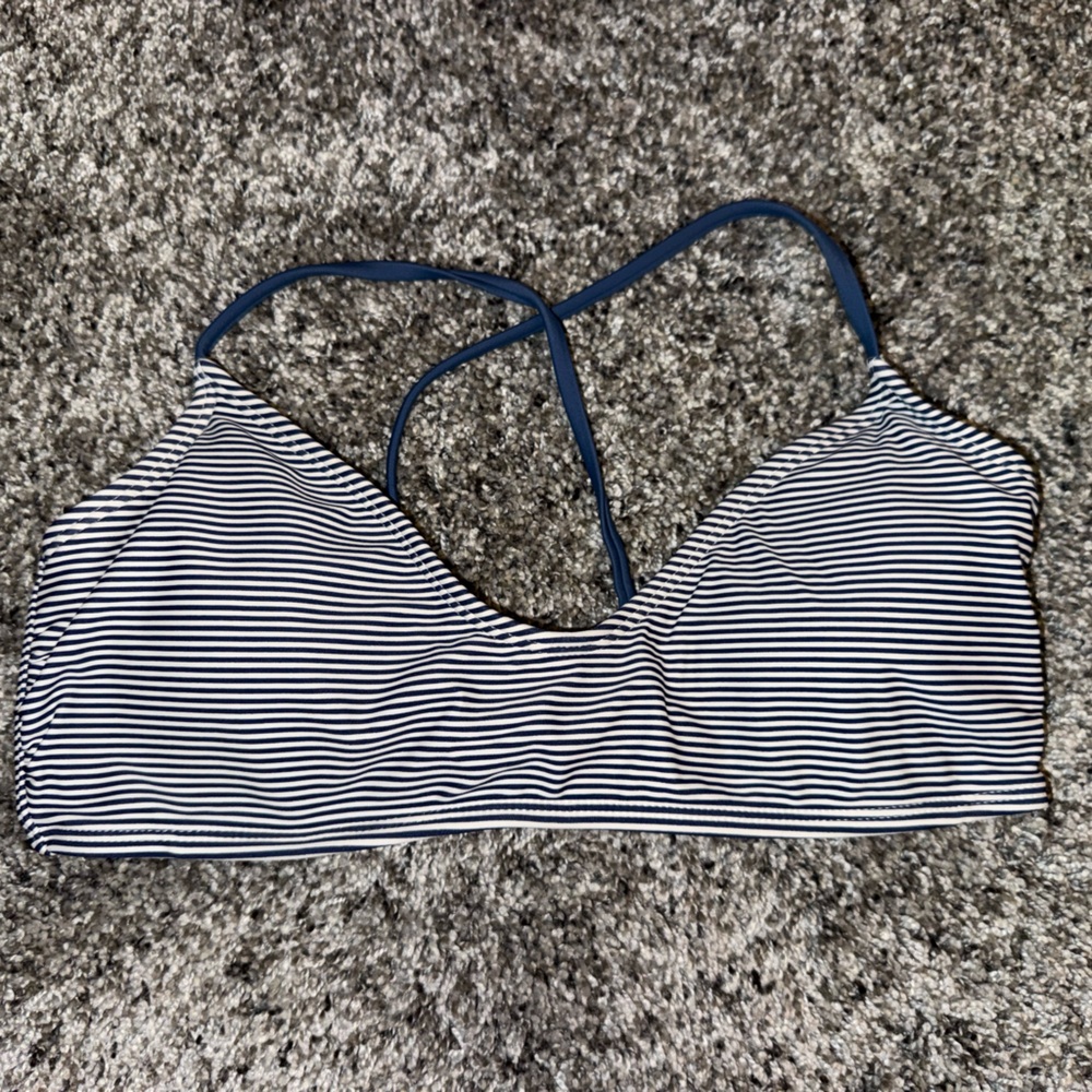 Striped Bikini Top